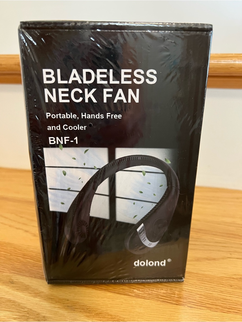 BladeLess Neck Fan - Black (BNF-1) by dolond